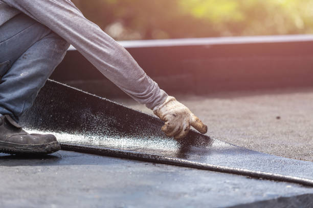 Professional Waterproofing technician working in Covington, IN
